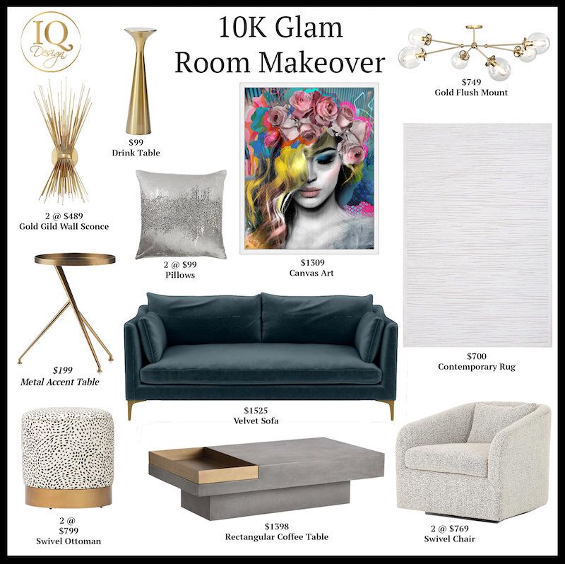 10K Glam Room Makeover