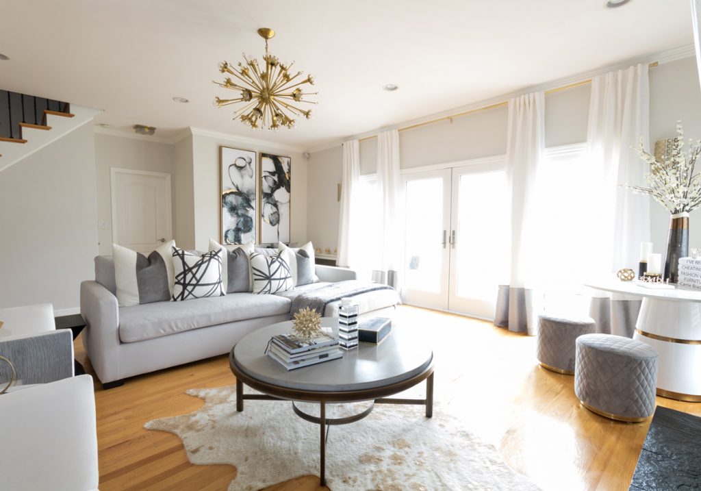 living-room-with-classic-gray-walls-and-gray-chaise-sofa-1200x840