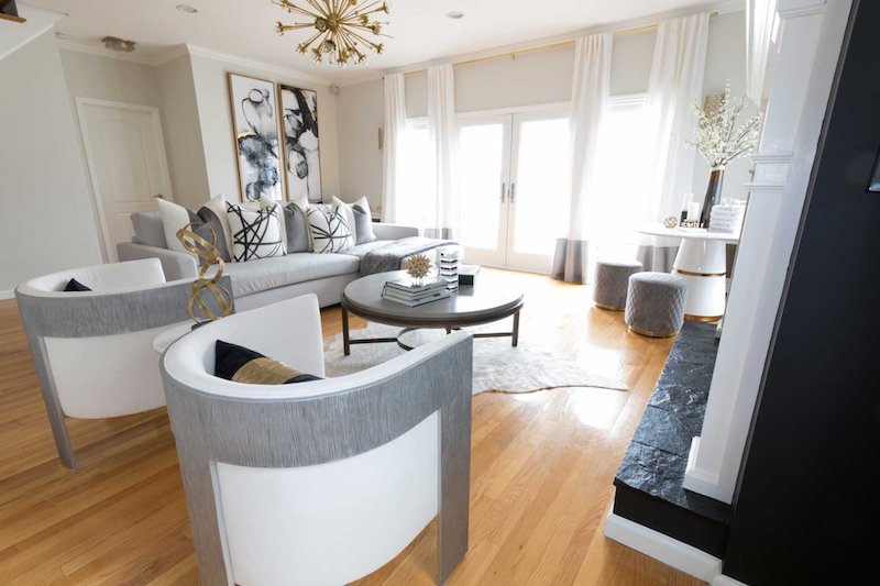 neutral-living-room-with-hide-rug-and-bernhardt-chairs