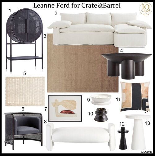 13 Favorites from Leanne Ford for Crate&Barrel to update your home!