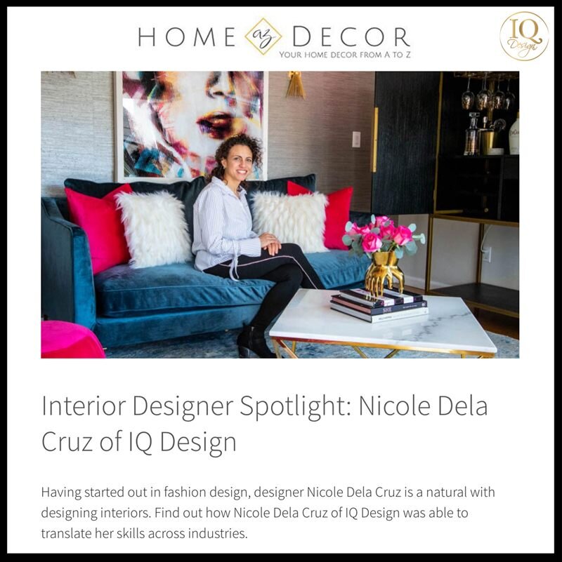 Interior Designer Spotlight Nicole Dela Cruz of IQ Design