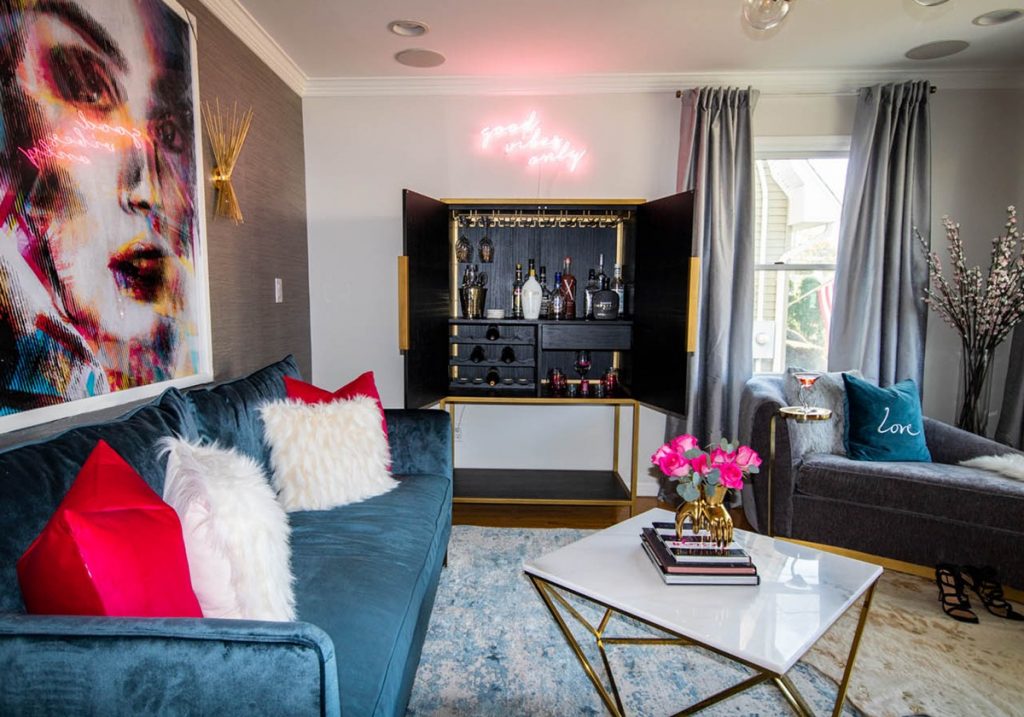 bar-cabinet-in-living-room-with-neon-sign-1200x840