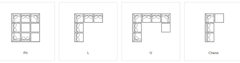 beckham-modular-sectional-configurations