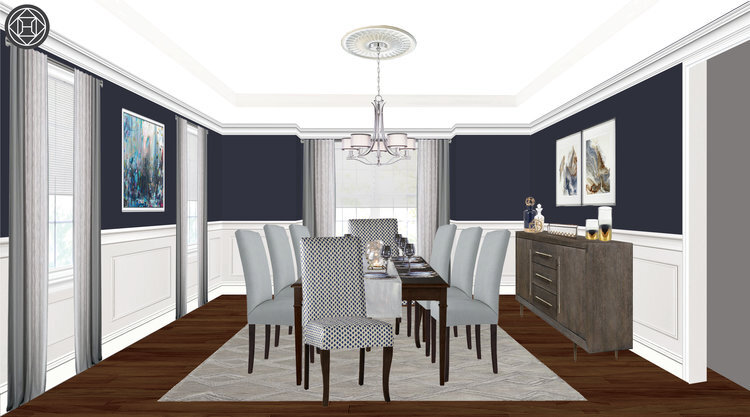 edesign-for-dining-room-with-medallian-and-chandelier.jpg