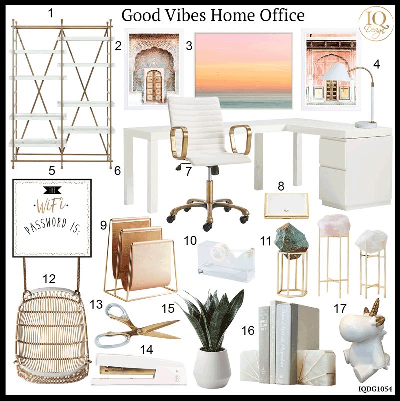 Home Office To Make You Happy While You Work + Shop The Look