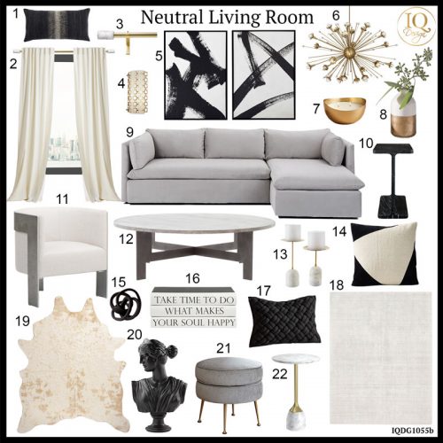 How much will a Designer Living Room cost you? • IQ Design